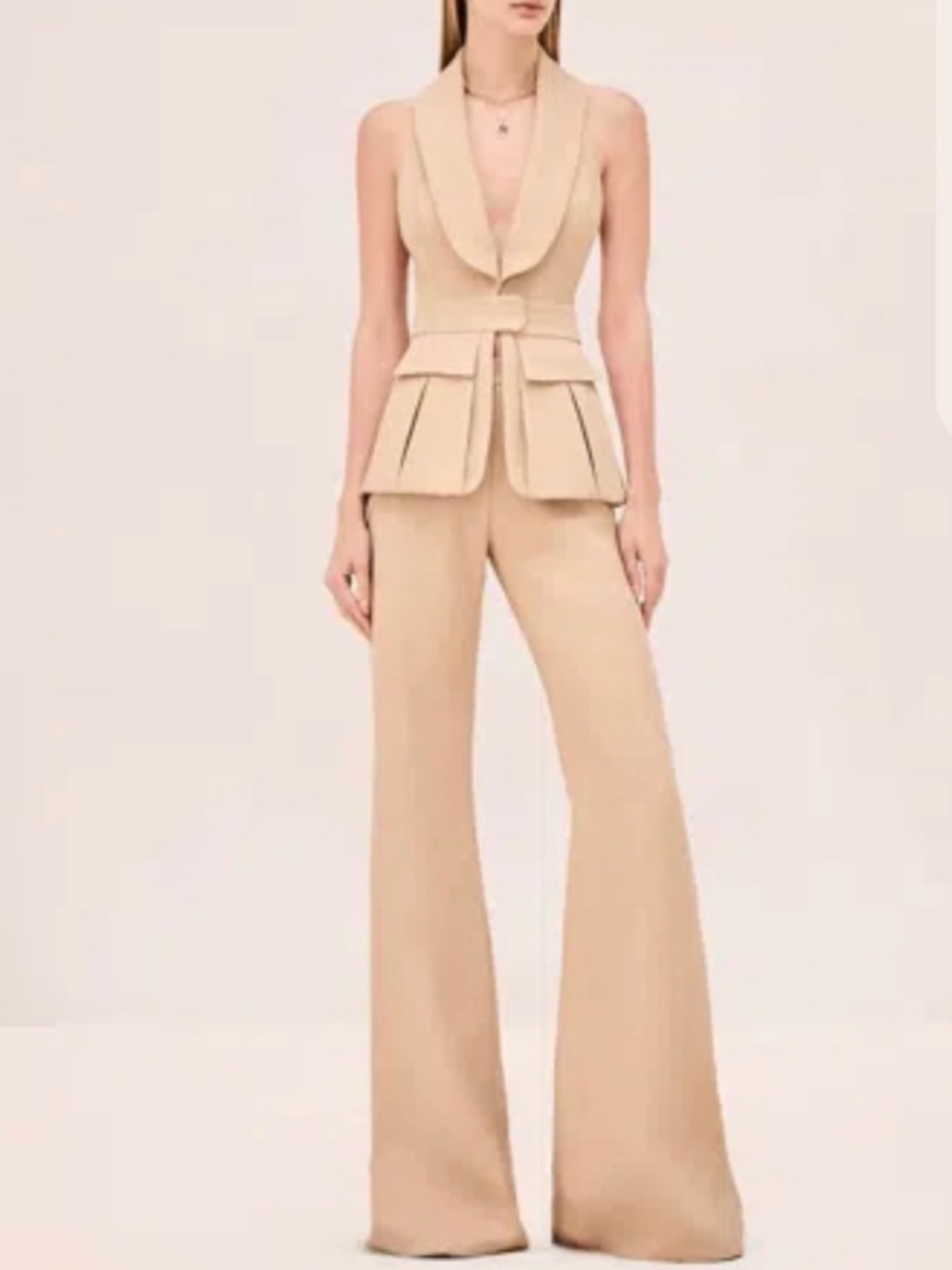 Alexis Linen Vest & Pant